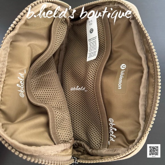 lululemon Everywhere Belt Bag *Canvas (Cotton) in Artifact One Size 1L New NWT - Picture 12 of 15